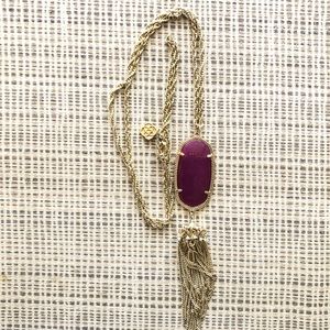 Rayne Gold Long Pendant Necklace